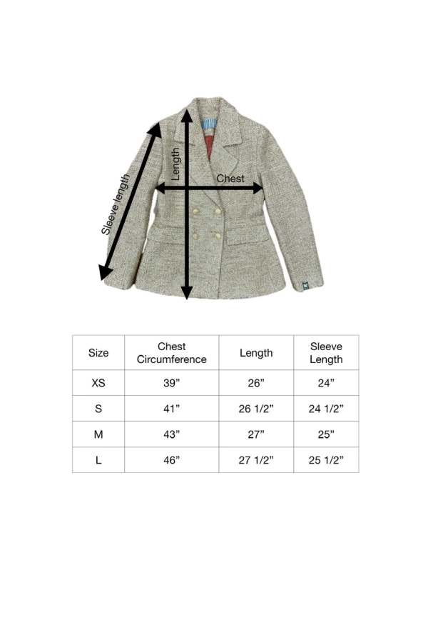 Idalia Metallic Multi Tweed Jacket