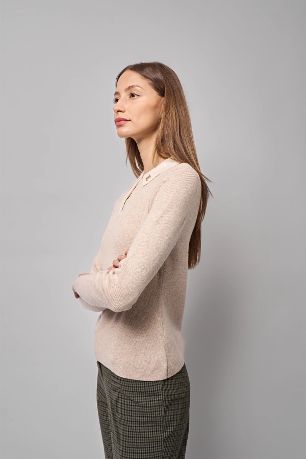 wholesale Selena Cashmere blend Knit top john meyer
