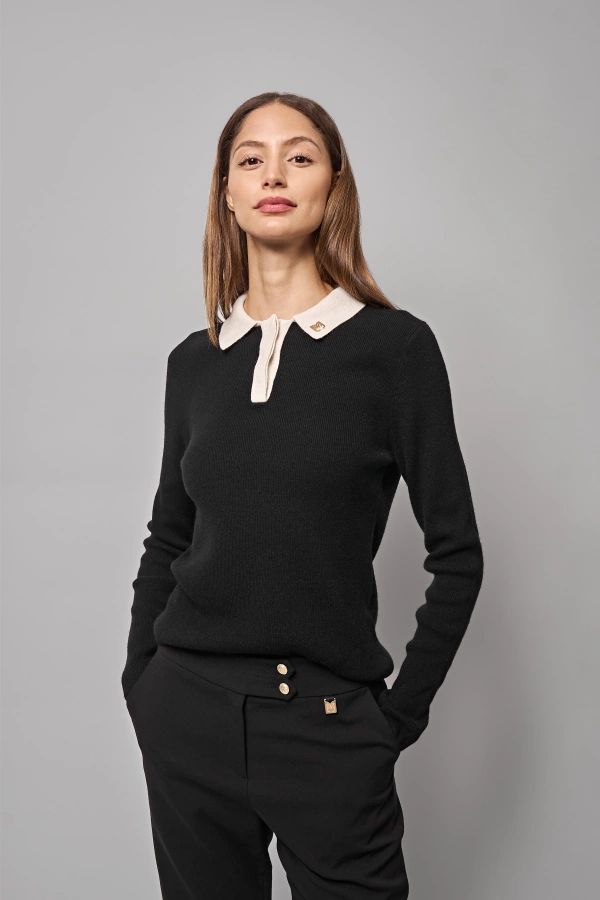 wholesale Selena Cashmere blend Knit top john meyer