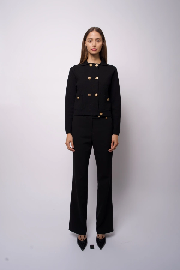 wholesale Carme Double Breasted Knit Cardigan john meyer